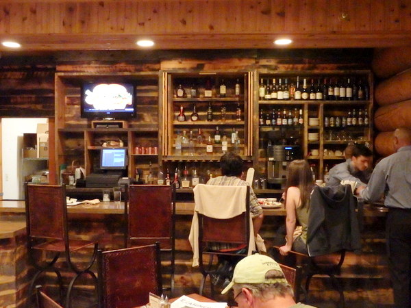 GDMBR: The Bar of the Flagg Ranch Lodge.